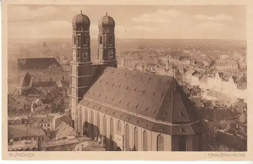 München Die Frauenkirche gl1928 B7533