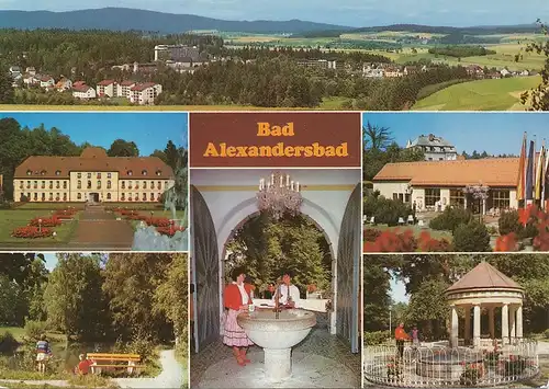 Bad Alexandersbad Teilansichten Panorama gl1990 121.858