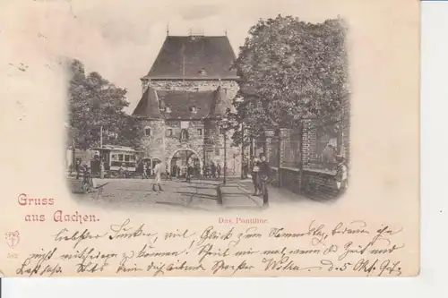 Aachen Das Pontthor gl1897 99.223