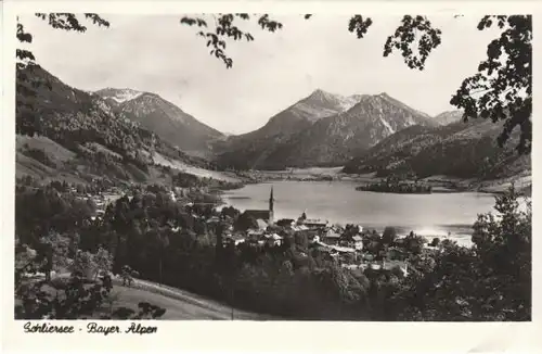 Schliersee Bay.Alpen Gesamtansicht gl1951 B7711