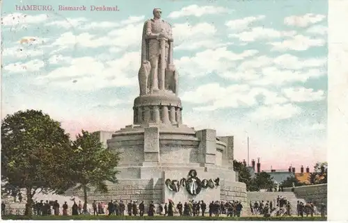 Hamburg Bismarck-Denkmal gl1908 B6190