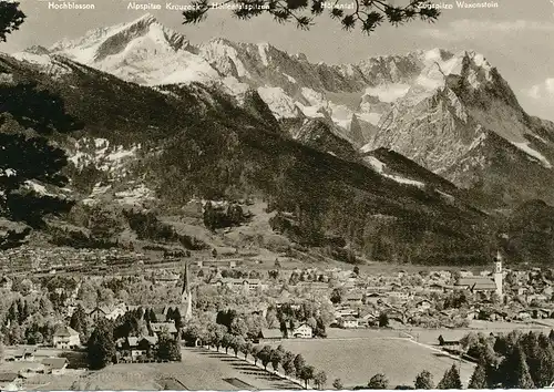 Garmisch Partenkirchen gegen Zugspitze gl1961 125.759