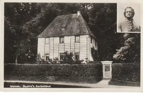 Weimar Goethe Gartenhaus mit Goethe ngl B6764