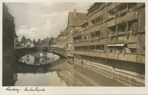 Nürnberg Partie an der Fleischbrücke gl1934 124.509