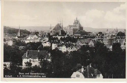 Erfurt Panorama v.d.Grollmannshöhe aus gl1935 B6623