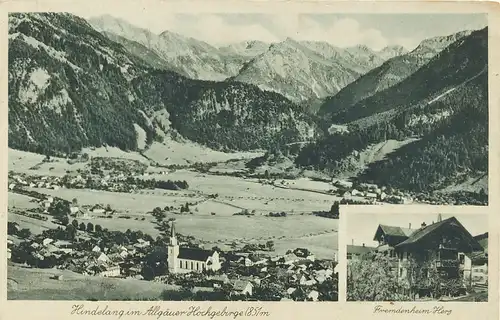 Hindelang Fremdenheim Herz Panorama ngl 126.449