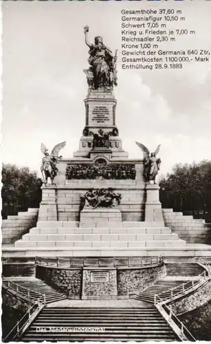 Niederwalddenkmal b.Rüdesheim Daten ngl B8078