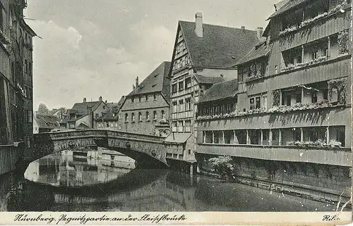 Nürnberg Partie an der Fleischbrücke ngl 124.508