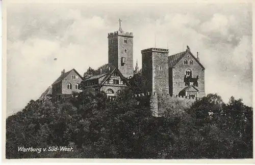 Eisenach Wartburg von Süd-West ngl B6799