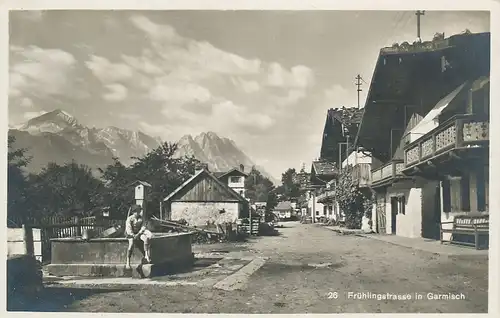 Garmisch Frühlingstraße gl1930 128.227