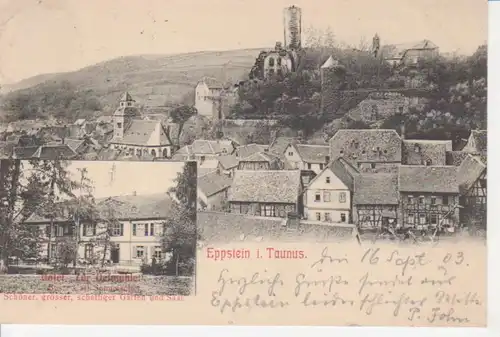 Eppstein i.T. Hotel Oel-Mühle Panorama gl1903 95.226