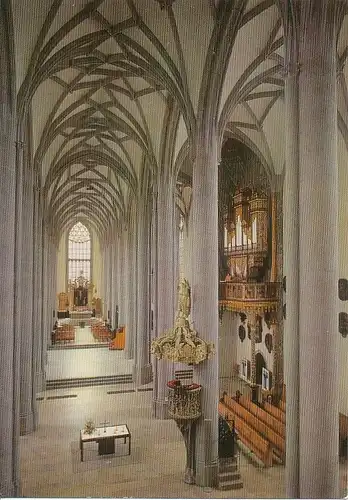 Nördlingen St. Georgskirche Innenansicht ngl 122.735