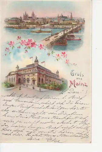 Mainz Litho Stadthalle Panorama gl1903 94.586