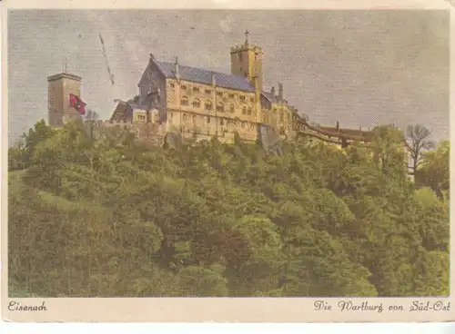 Eisenach Wartburg von Süd-Ost gl1937 B6880