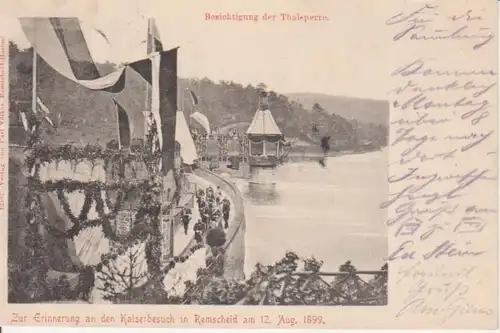 Remscheid Kaiserbesuch Talsperre gl1899 99.661