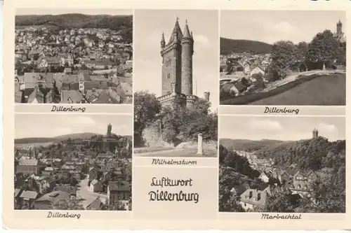 Dillenburg Mehrbildkarte m.Wilhelmsturm ngl B6938