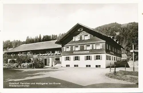 Niedersonthofen Gasthof Metzgerei zur Krone ngl 123.450