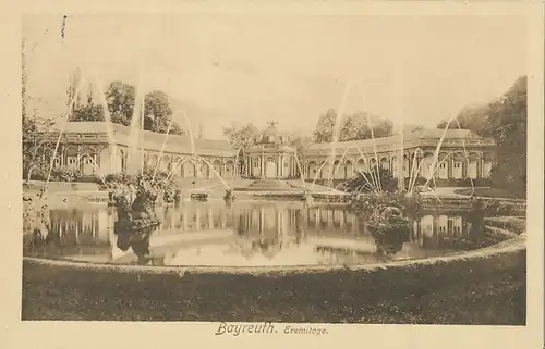 Bayreuth Eremitage feldpgl1914 121.760