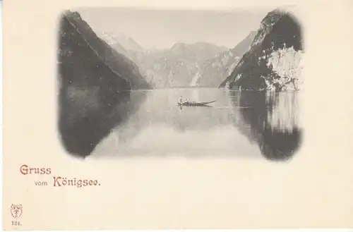 Gruss vom Königsee um 1900 ngl B7674