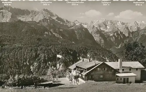 Garmisch Berggasthof Eckbauer gl1951 128.245