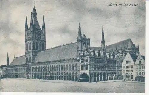 Ypern Les Halles feldpgl1915 204.055