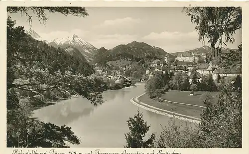 Füssen mit Forggensee Aggenst. Breitenberg ngl 123.338