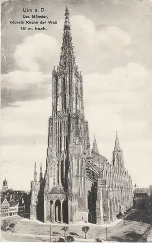 Ulm a.Donau Münster gl~1910? B7917