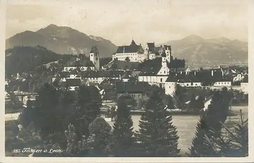 Füssen Panorama gl1932 123.348