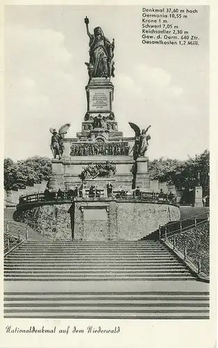 Rüdesheim a.R. Nationaldenkmal Niederwald ngl 130.300