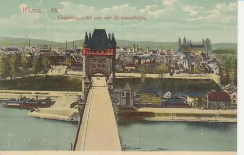 Worms Straßenbrücke Stadtpanorama ngl 94.739