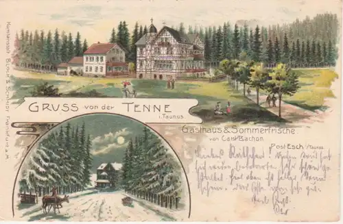 Gruß von der Tenne im Taunus Gasthaus gl1902 95.318