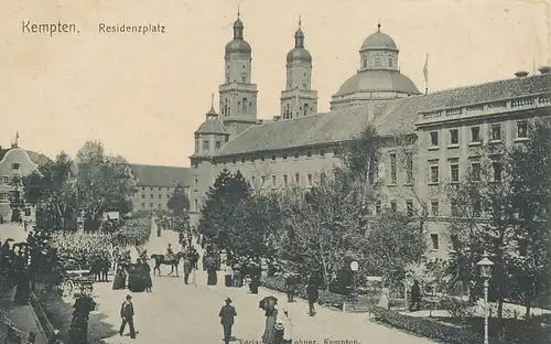 Kempten Residenzplatz gl1907 123.485