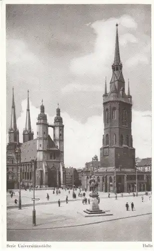 Halle/Saale Marktkirche Roter Turm ngl B6467