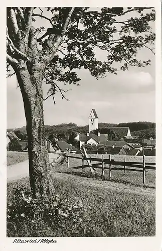 Altusried Blick zur Stadt gl1954 123.403