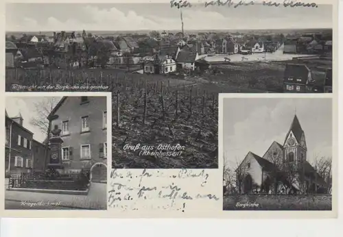 Osthofen (Rhh.) Bergkirche Denkmal Totale gl1938 94.800