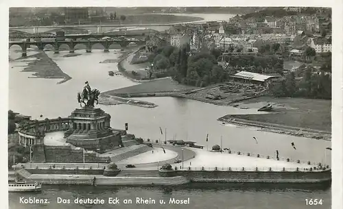 Koblenz Deutsches Eck Rhein und Mosel ngl 134.021