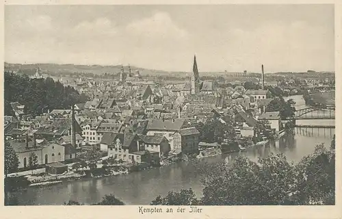 Kempten Panorama gl1927 123.557