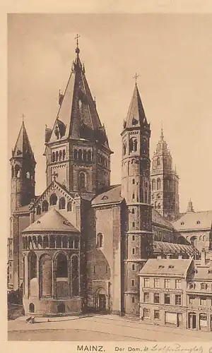 Mainz Der Dom Am Liebfrauenplatz (?) ngl B9359