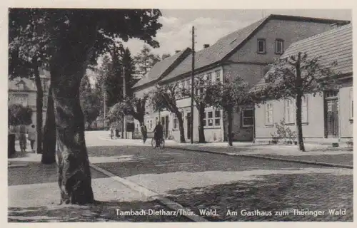 Tambach-Dietharz Straßenpartie Gasthaus gl1961 96.054