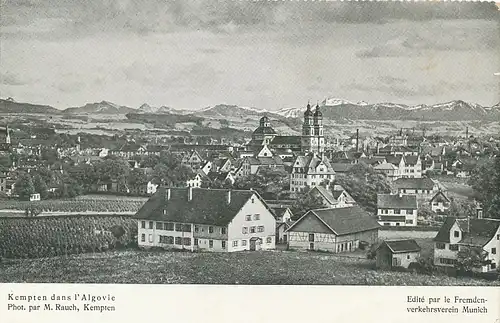 Kempten Panorama mit Allgäuer Bergen ngl 123.520