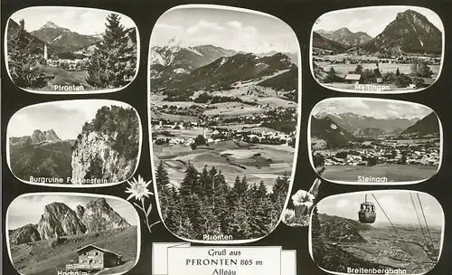 Pfronten Teilansichten Panorama ngl 123.621