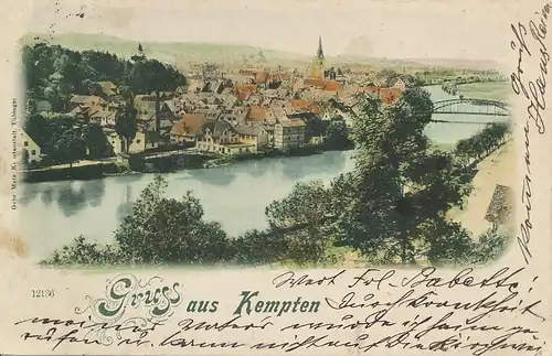 Kempten Panorama gl1899 123.550