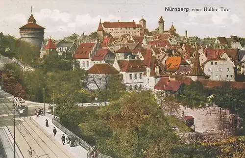 Nürnberg vom Haller Tor gesehen ngl 124.365