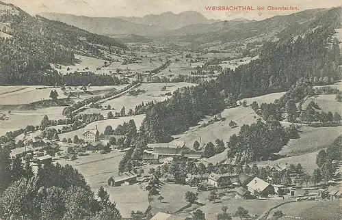Weissachthal bei Oberstaufen Panorama gl1907 123.713
