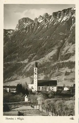 Pfronten Blick zur Kirche ngl 123.603