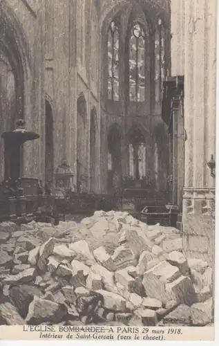 Paris Zerstörte Kirche Saint-Gervais ngl 200.867