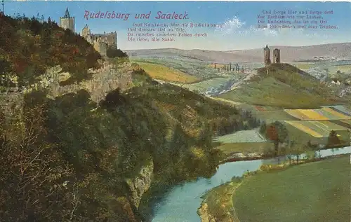 Rudelsburg und Saaleck mit Vers ngl 125.173