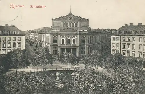 München Gärtnertheater gl1910 123.843