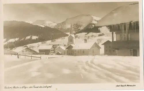 Steibis im Allgäu Panorama im Winter ngl 123.673