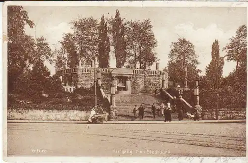 Erfurt Aufgang zum Stadtpark gl1930 B6674